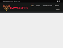 Tablet Screenshot of hawkesfire.co.uk